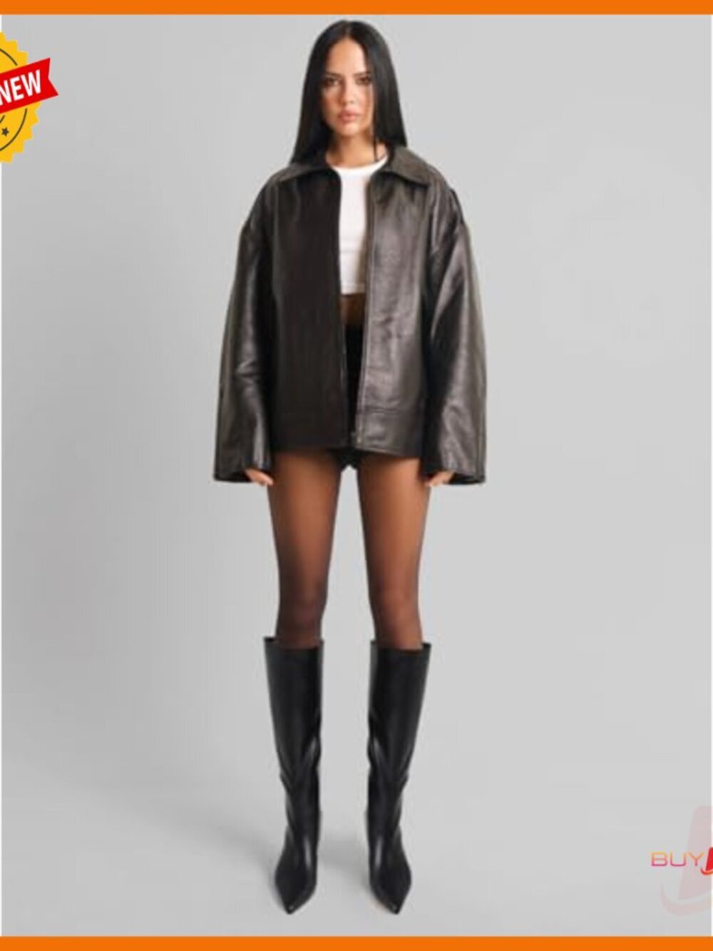 Knee High Boots Wide Calf Kitten Heel Pointed Toe Suede Pull On - Picture 3 of 7